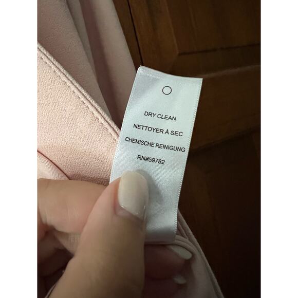 Adrianna Papell Women's Open-Front Asymmetrical Hem Blazer Jacket Pink Size S - Picture 7 of 8